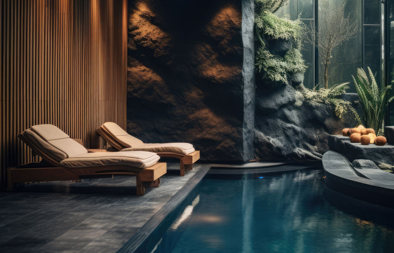 Magical spa and wellness place